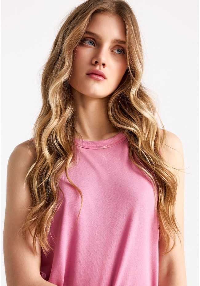 Γυναικείο tank top από βισκόζη - The basics collection