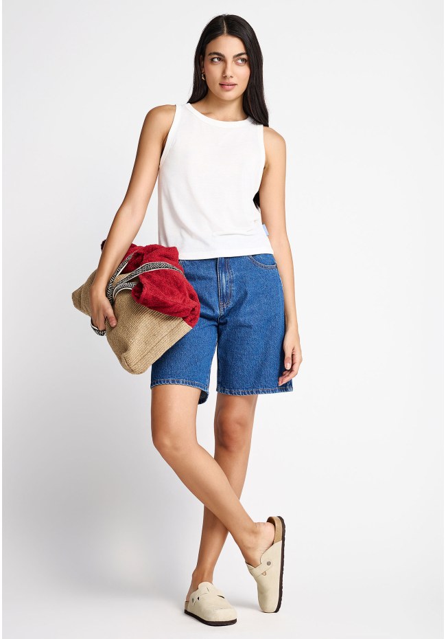 Women's viscose tank top - The basics collection