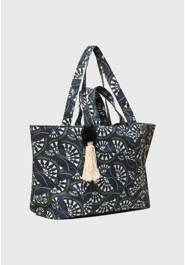 Γυναικεία oversized printed tote bag