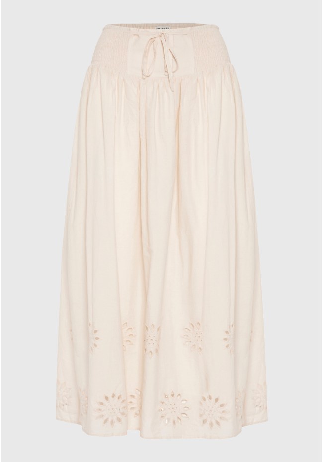 Maxi skirt with embroidery