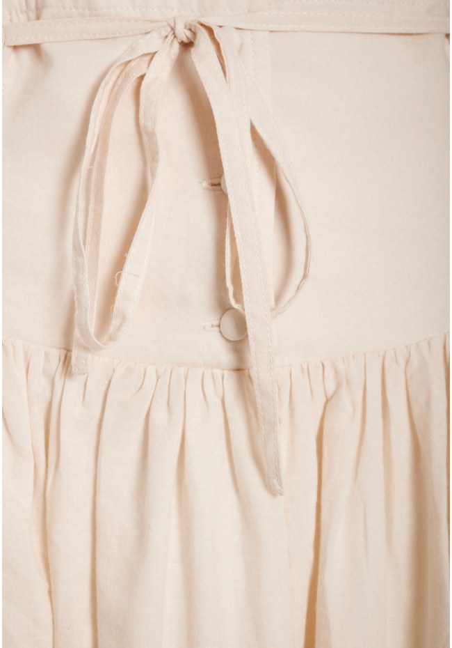 Maxi skirt with embroidery