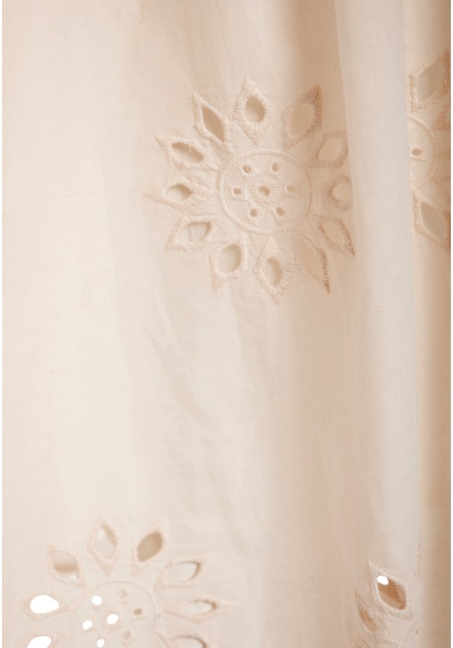 Maxi skirt with embroidery
