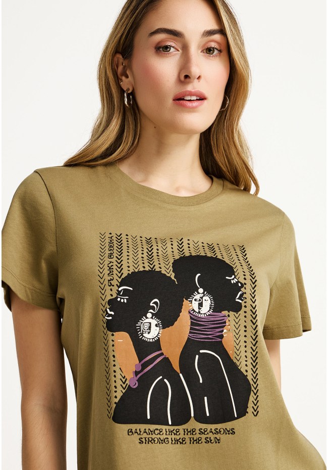 Γυναικείο t-shirt με τύπωμα