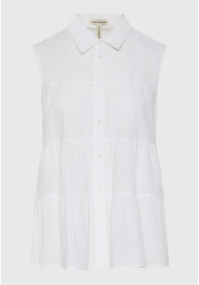 Women's shirt with ruffles