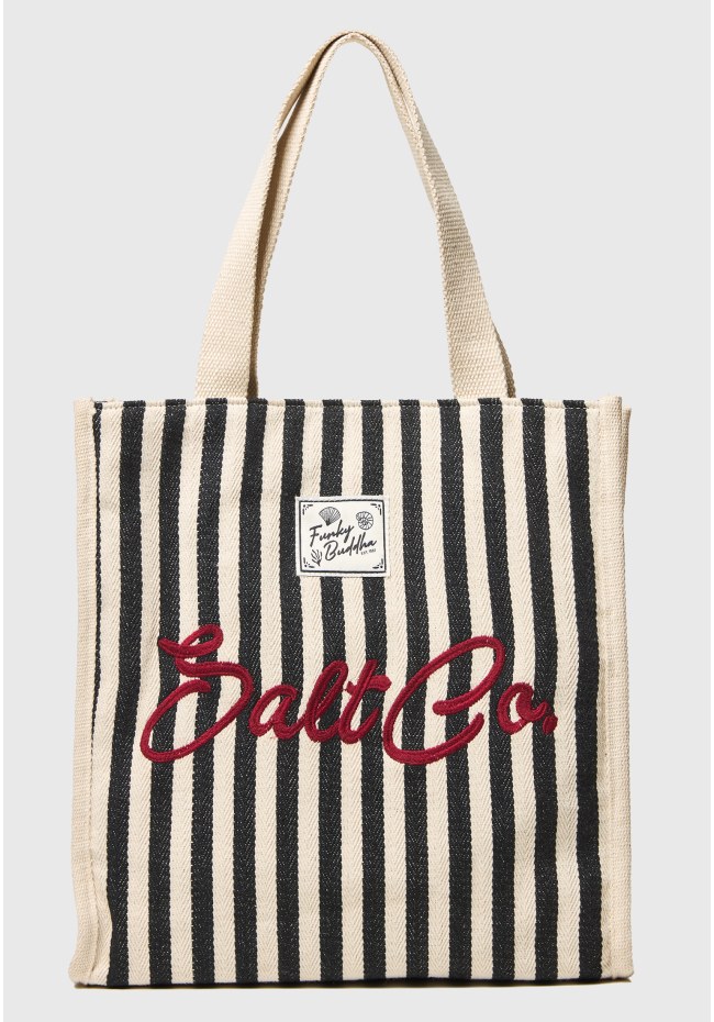 Ριγέ tote τσάντα Salt Co.