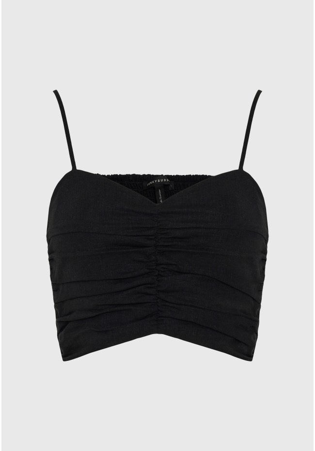 Γυναικείο εφαρμοστό cropped τοπ