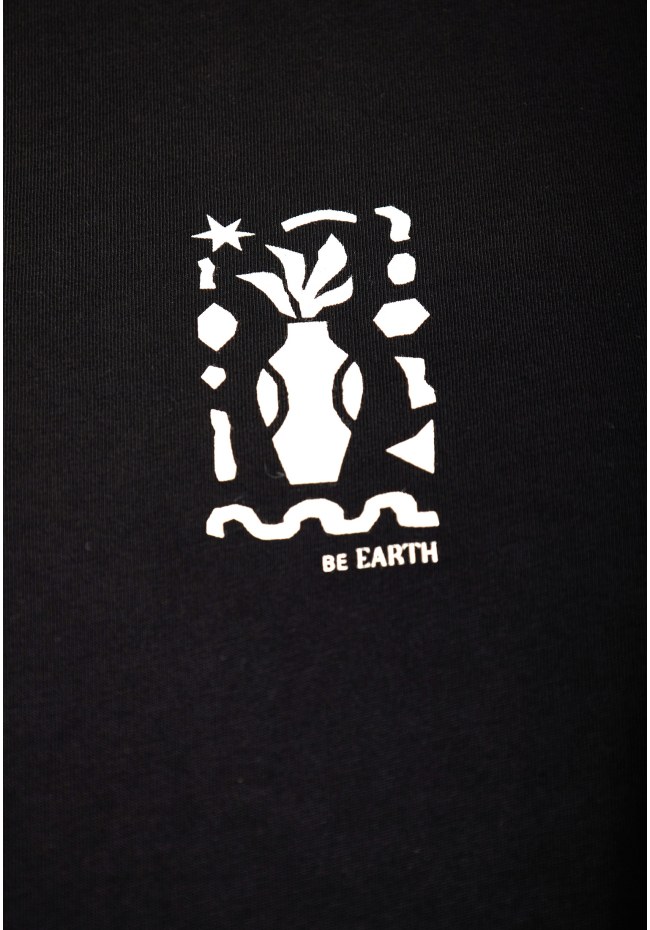 Γυναικείο relaxed t-shirt με τύπωμα στην πλάτη
