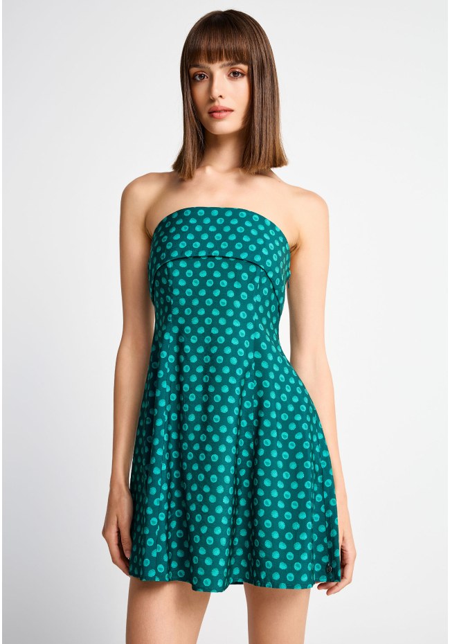 Women's strapless mini dress