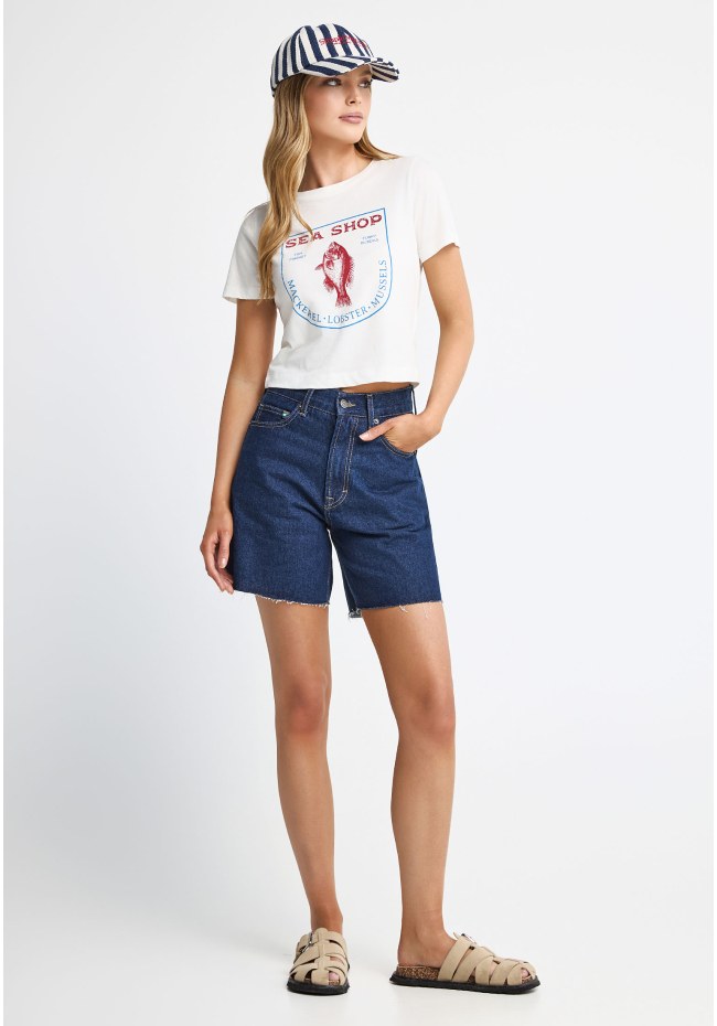 Women's cotton t-shirt with print