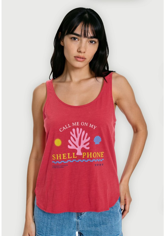 Γυναικείο tank top με τύπωμα