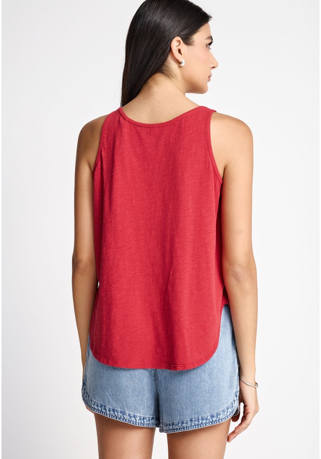 Women's printed tank top