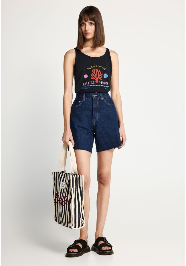 Women's printed tank top