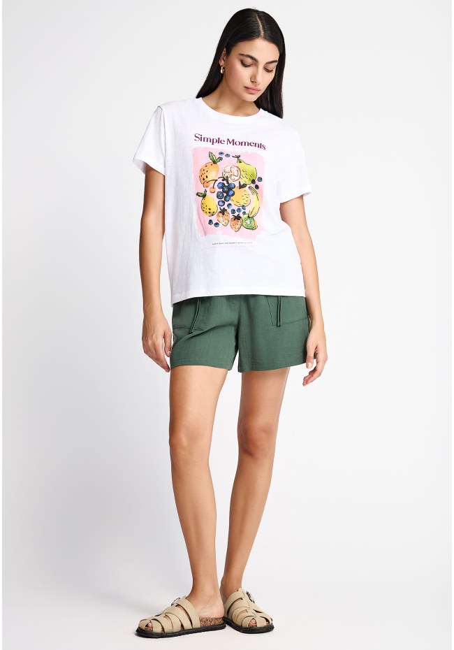 Women's cotton t-shirt with print