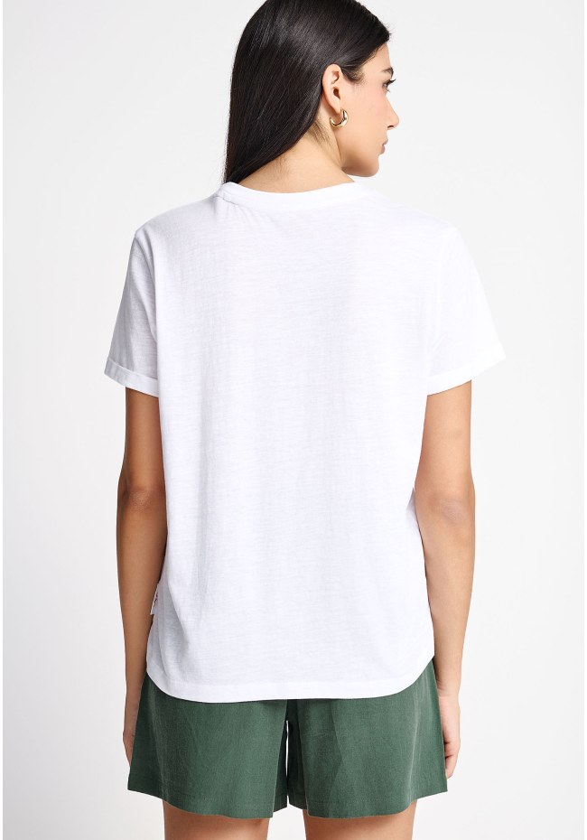 Women's cotton t-shirt with print