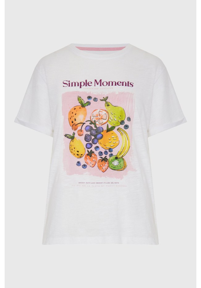 Women's cotton t-shirt with print