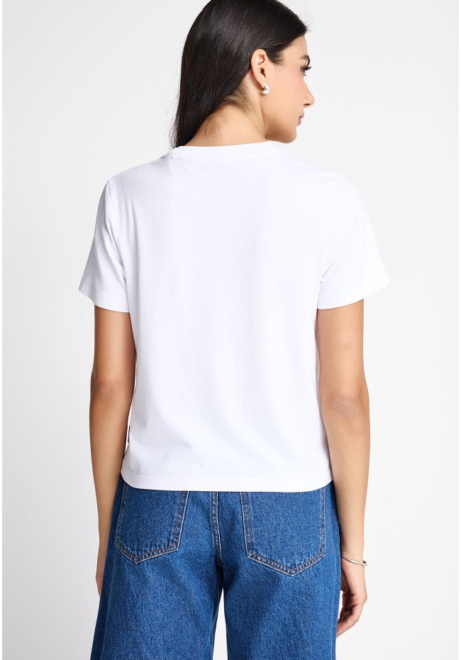 Women's cotton t-shirt with print