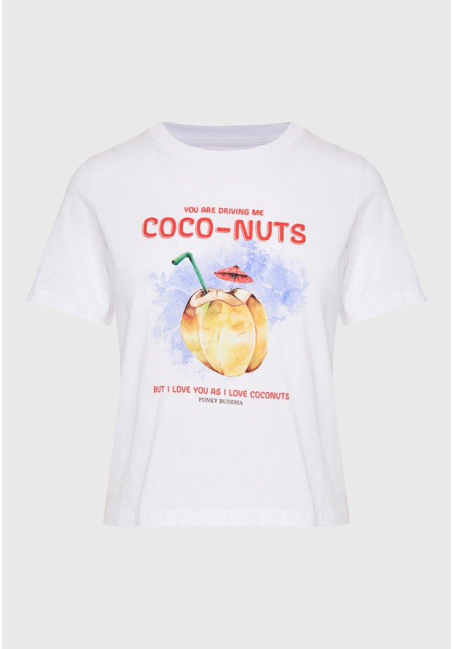 Women's cotton t-shirt with print