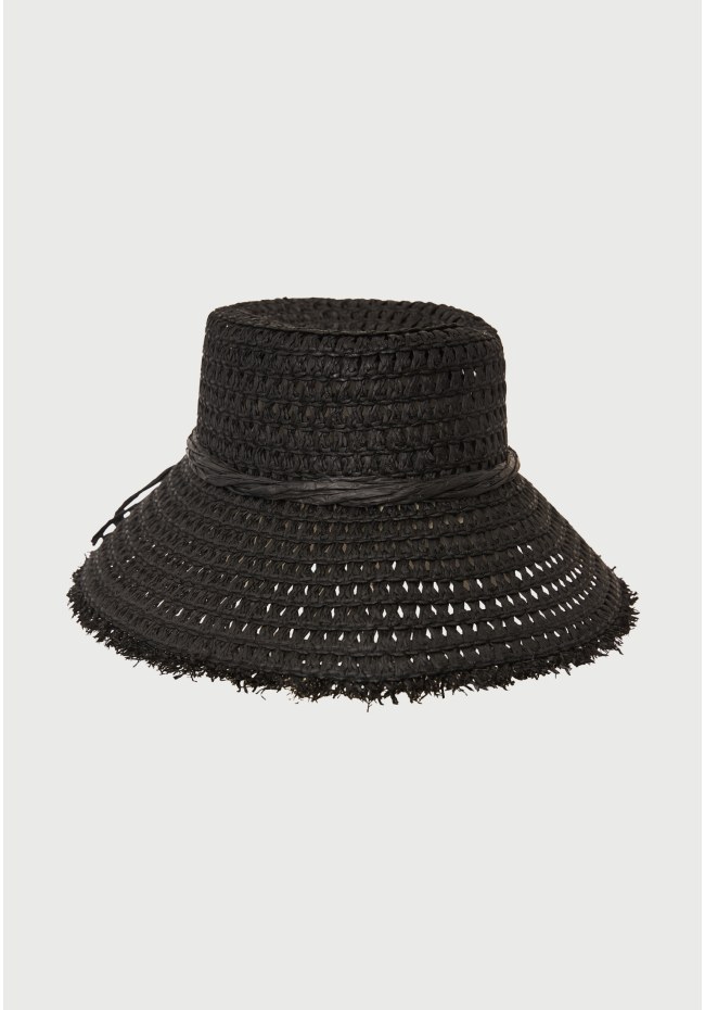 Women’s straw-look hat