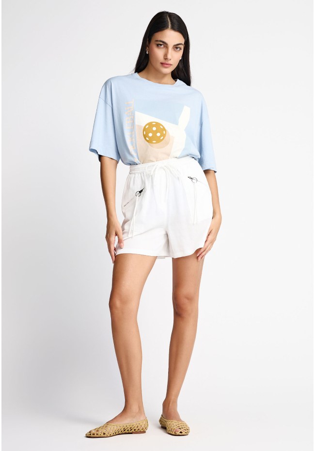 Γυναικείο βαμβακερό t-shirt με τύπωμα