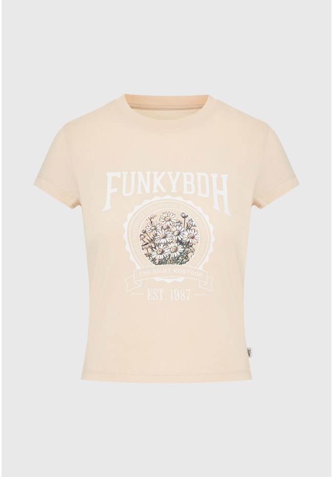 Women's cotton t-shirt with print