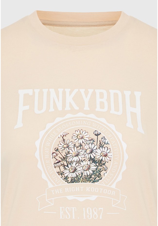 Women's cotton t-shirt with print