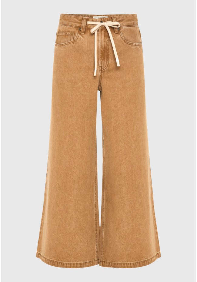 Γυναικείο wide leg jean παντελόνι