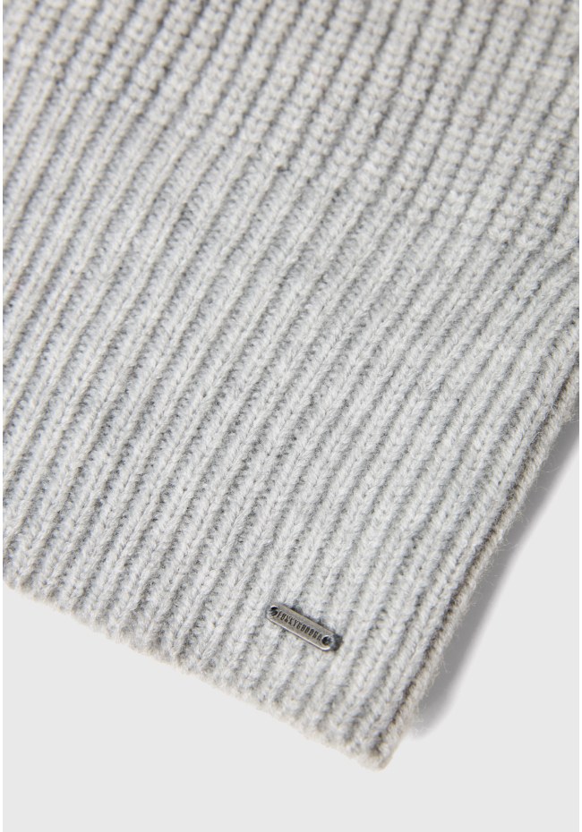 Γυναικεία πλεκτή ribbed μπαλακλάβα