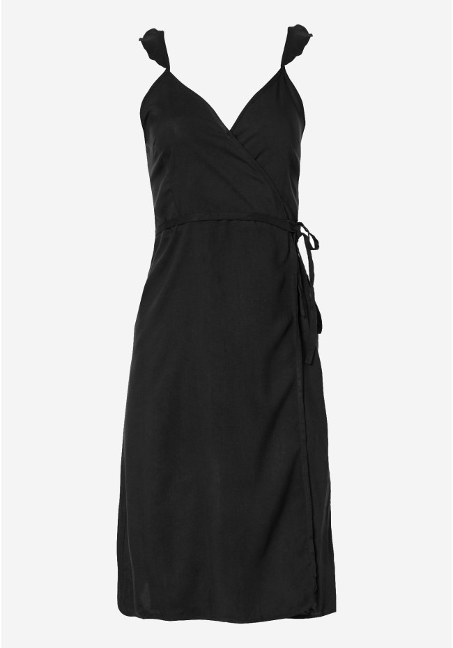 Viscose wrap dress