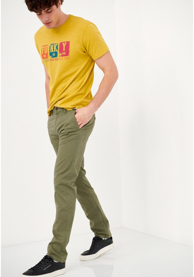 Comfort chino trousers