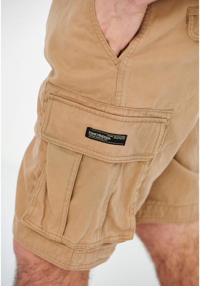 Comfort stretch cargo shorts