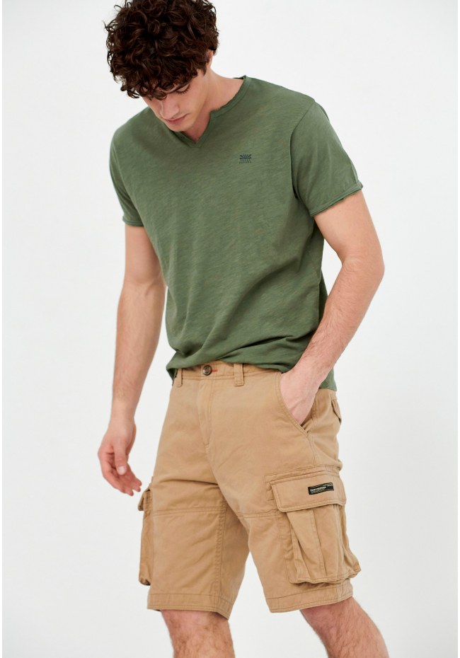 Comfort stretch cargo shorts