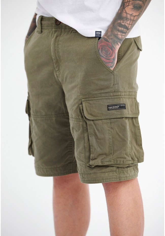 Comfort stretch cargo shorts