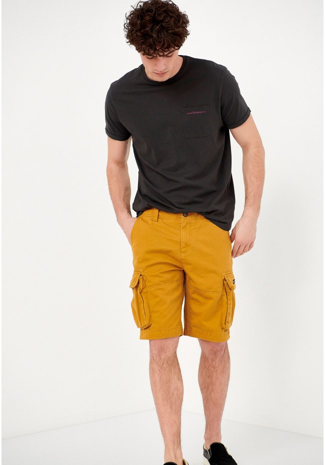 Comfort stretch cargo βερμούδα