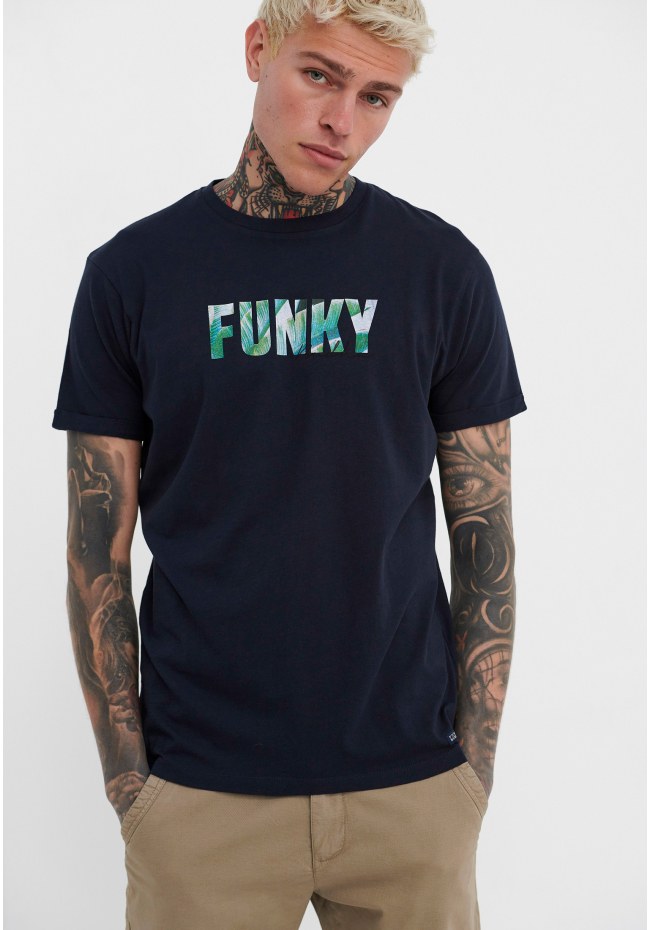T-shirt από οργανικό βαμβάκι με τύπωμα