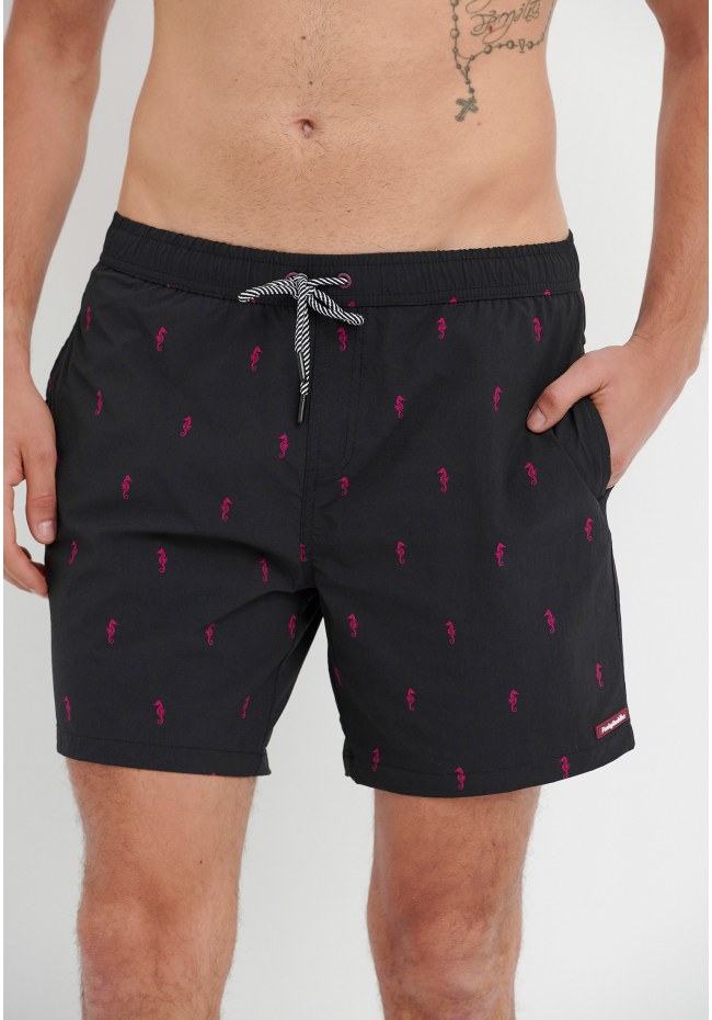 All over printed swim shorts