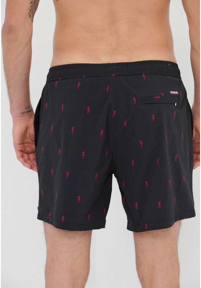 All over printed swim shorts