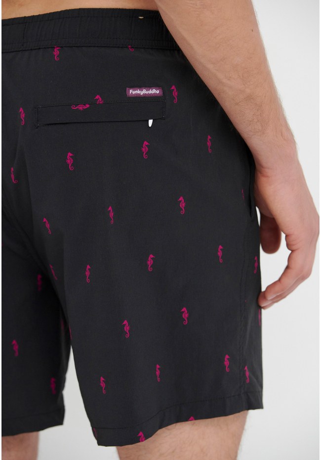 All over printed swim shorts