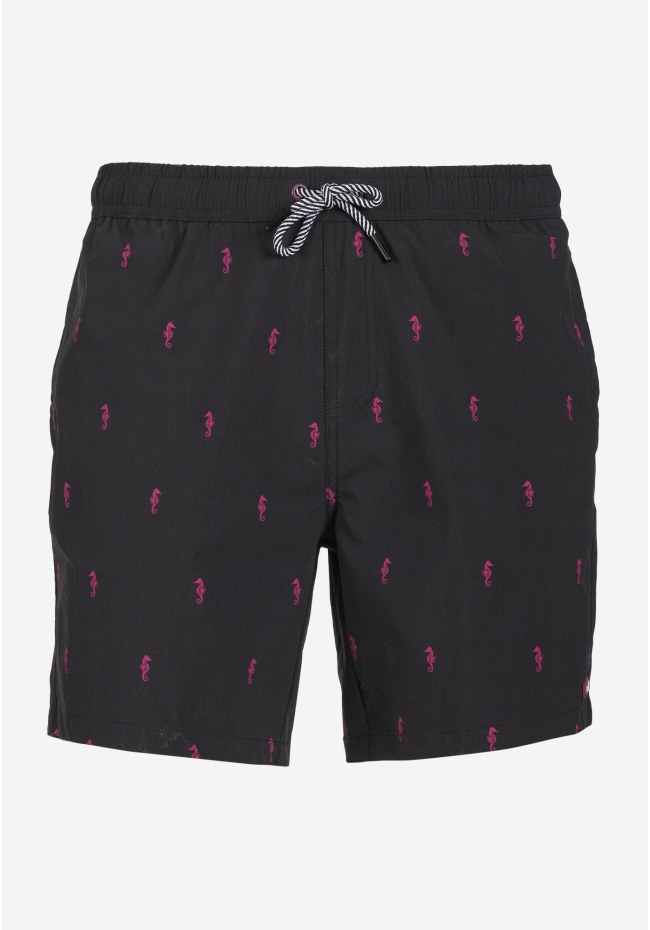 All over printed swim shorts