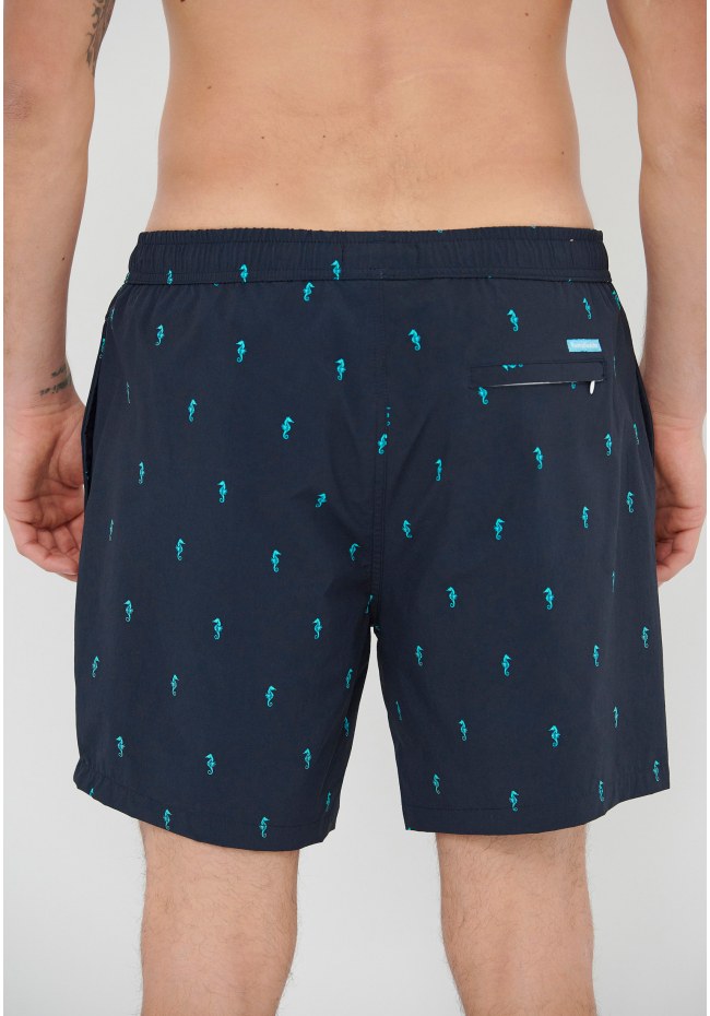 All over printed swim shorts