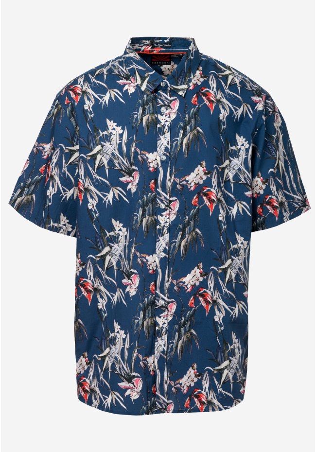 All over printed short sleeve shirt