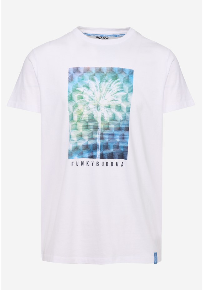 Crew neck printed t-shirt