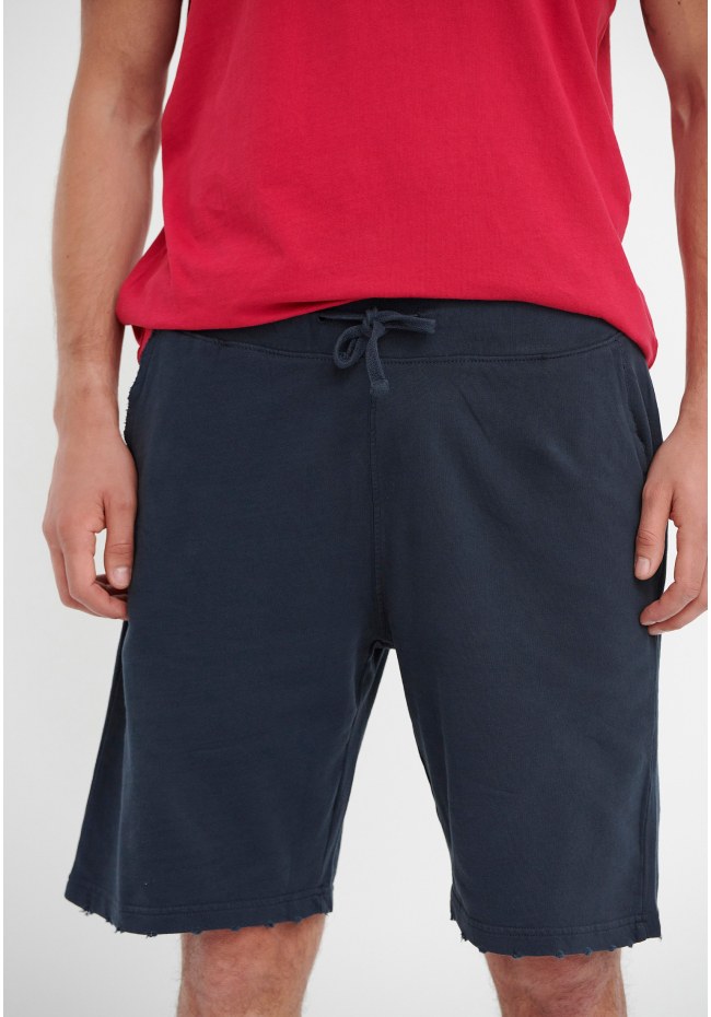 Cotton jogger shorts