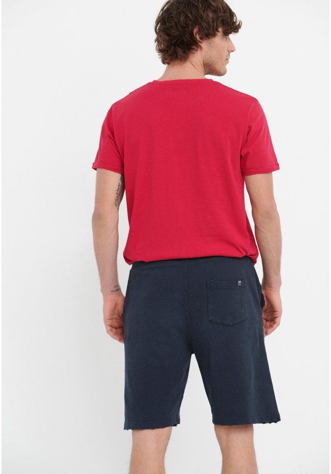 Cotton jogger shorts
