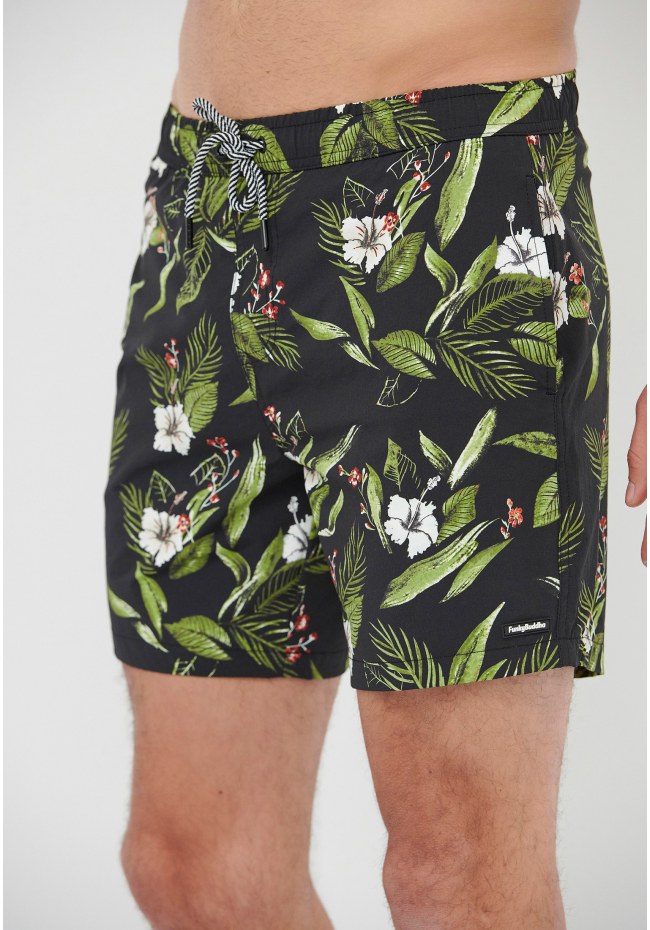 All over printed swim shorts