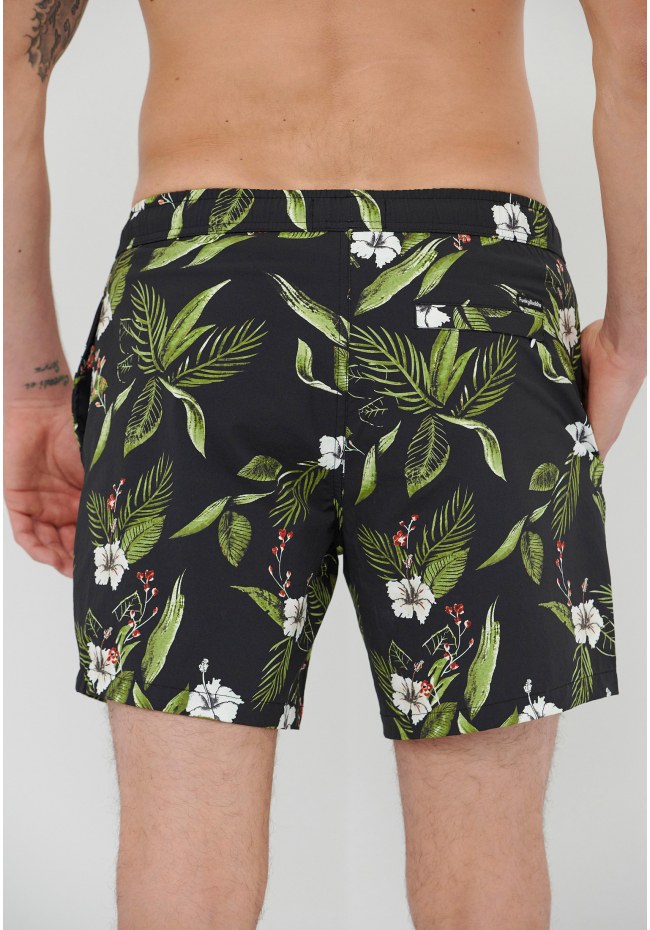 All over printed swim shorts