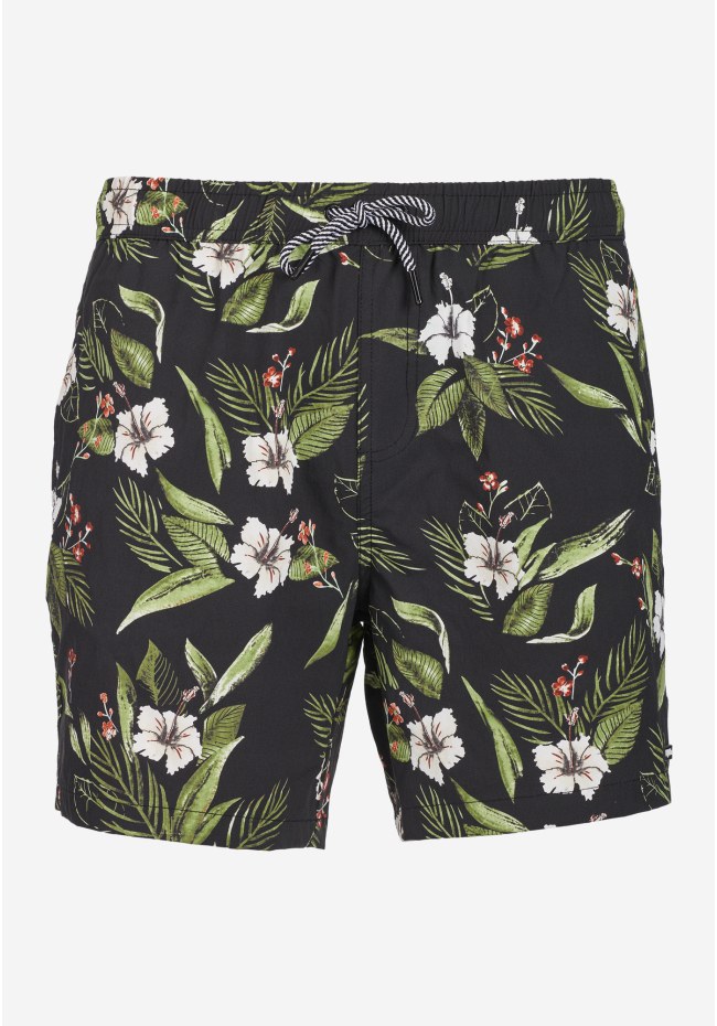All over printed swim shorts