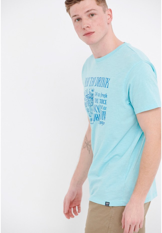 T-shirt με τύπωμα κειμένου
