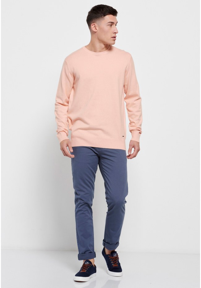 Men's lightweight crew neck sweater