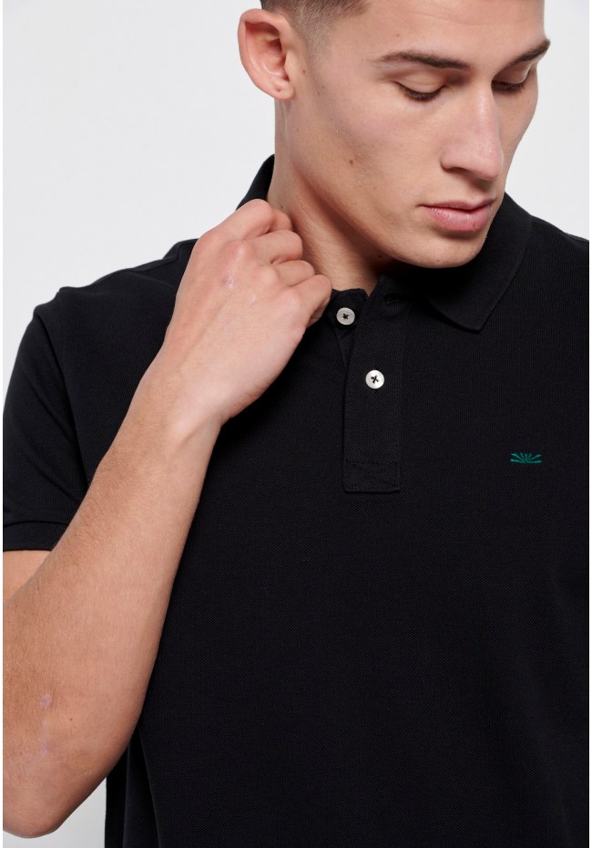 Essential pique cotton polo shirt