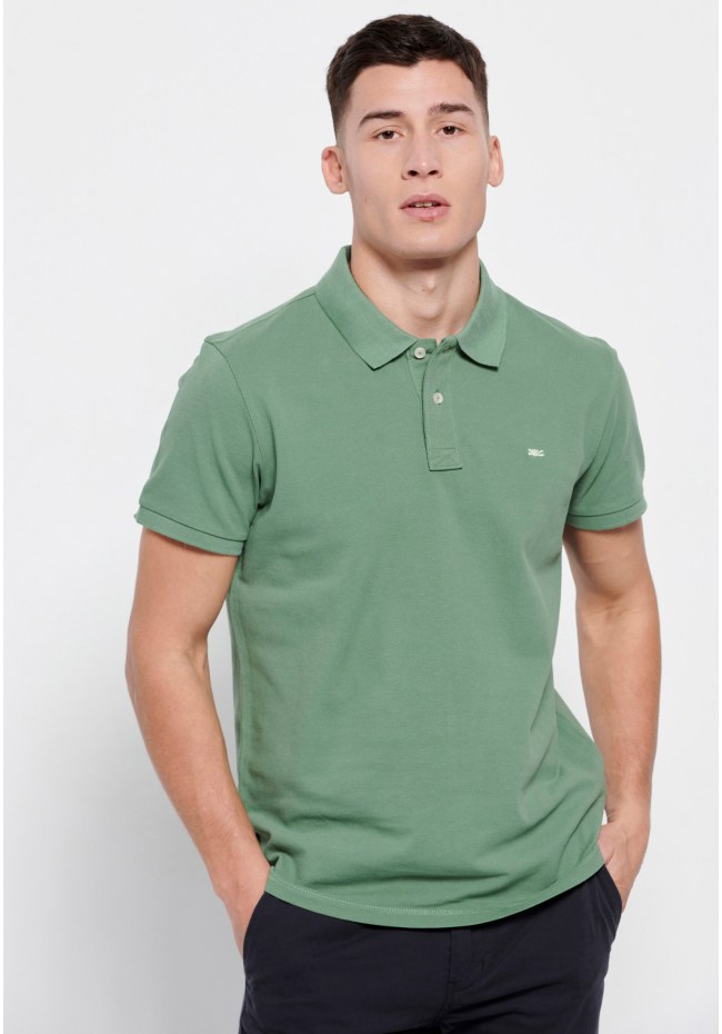 Essential pique cotton polo shirt